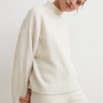 Fluffy-knit Sweater