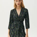 Short Dress With Knotted Skirt