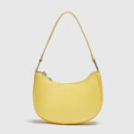 Shoulder Bag With A Mock Croc Finish