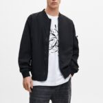 Lightweight Zipped Bomber Jacket